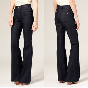 MiH Marrakesh Mid-Rise Kick Flare Jeans Anthropologie Boho  Size 26